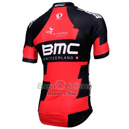 Bmc Ropa Ciclismo Culotte Corto 2016 Mangas Cortas Negro y Rojo